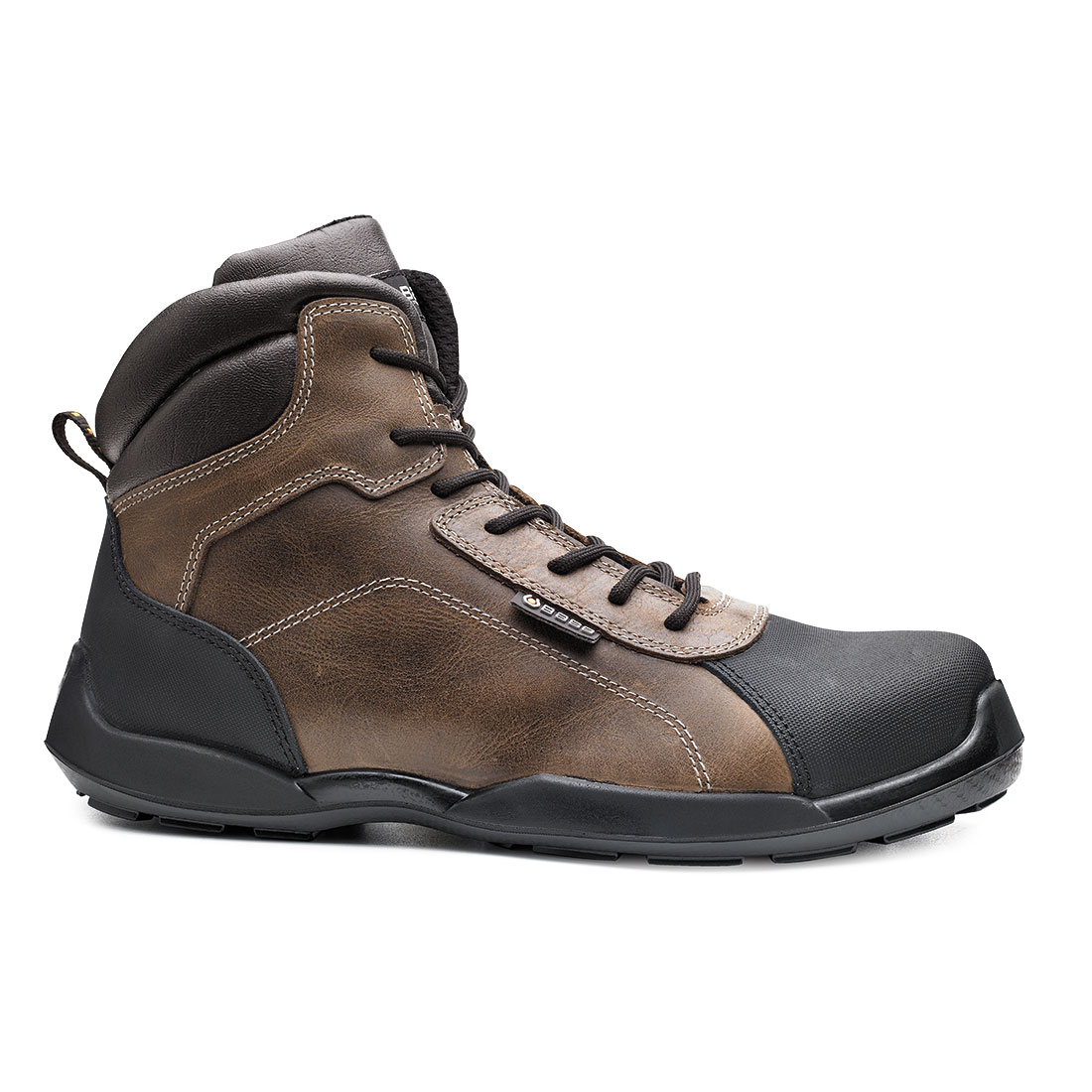 buty robocze base protection brązowo-czarne wysokie